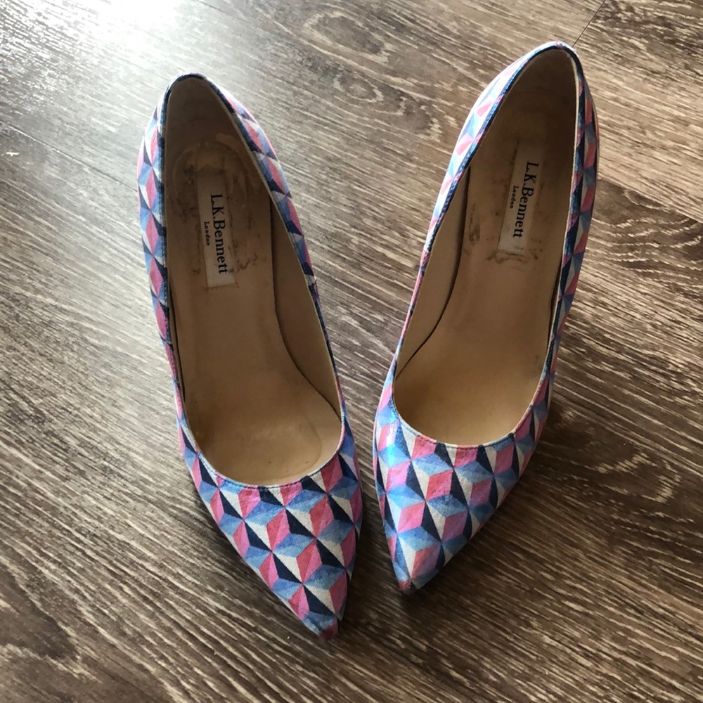 L.K. Bennett Prism Heels
